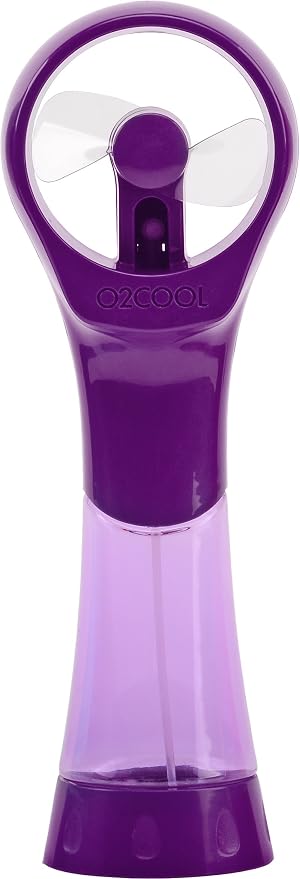O2COOL FML0001 Elite Misting Fan, Purple