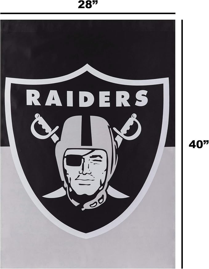 NFL Double Sided Team Logo Vertical Flag (40" x 28")