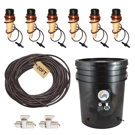 Backyard Irrigation Kit, Gravity Drip System for Container Gardening