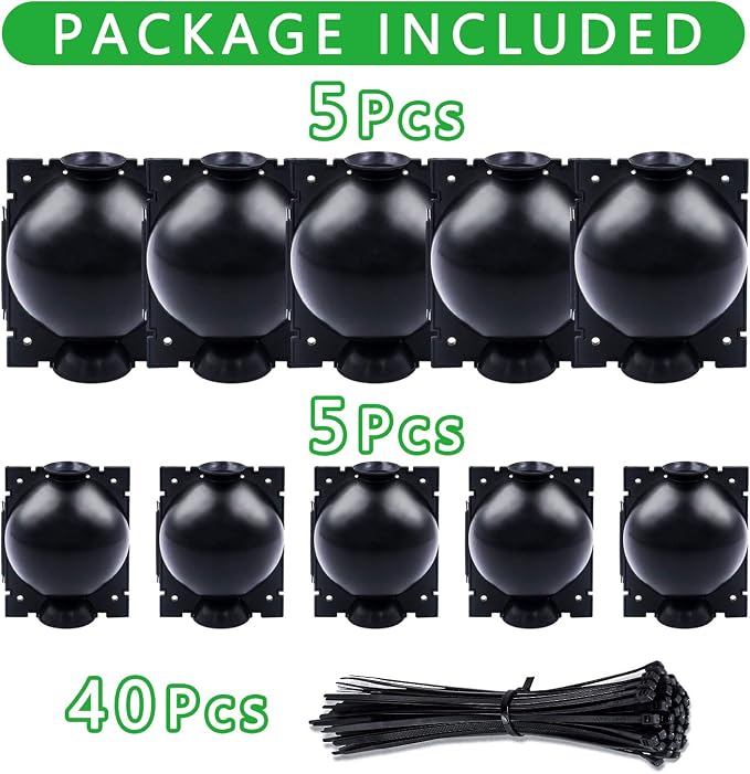 Tanzfrosch 10 Pack Tree Root Growing Box, Rooting Ball Grafting Tools, Reusable High Pressure Tree Rooter Air Layering Propagation Kit Propagator Pot Rooting Device for Trees Flowers