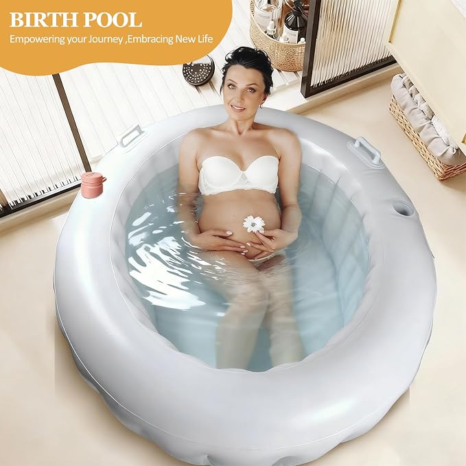 Birthing Tub, Lnflatable Birth Pool, Home Water Birth Kit, Premium Birthing Tub, Multi Functional Swimming Pool, Kit for Expectant Mothers