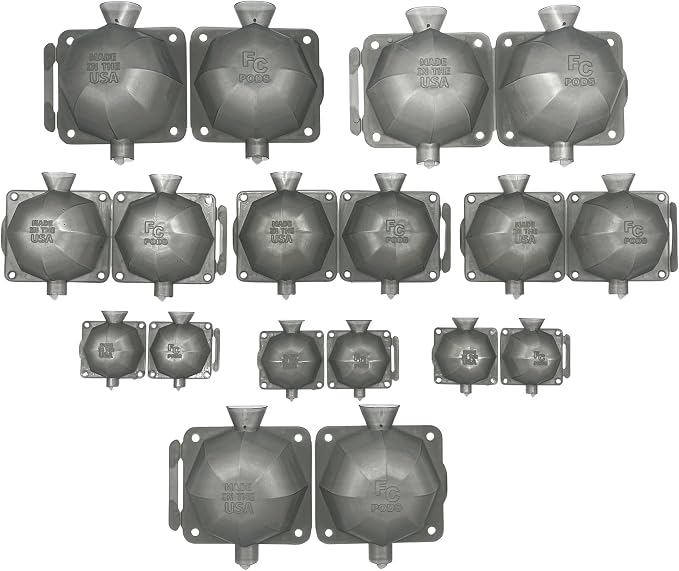 Air Layering Pod for Plant Propagation – 9-Pack with 3 Sizes (Small, Medium, Large), Semi-Translucent Reusable Rooting Balls with Watering Cup, Securing Spike, and Locking Tab, Made in the USA