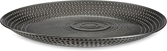 Good Directions Bird Bath Basin for Outside Backyard, Outdoor, Patio, Garden, Birdbath Gift for Bird Lovers Watchers, Large 20" Copper Metal Pewter