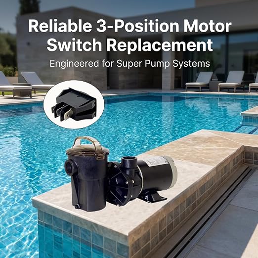 OEM SPX1500S9 3-Position Motor Switch Replacement Fits for Hayward PowerFlo and Flex 48 Pool Pumps