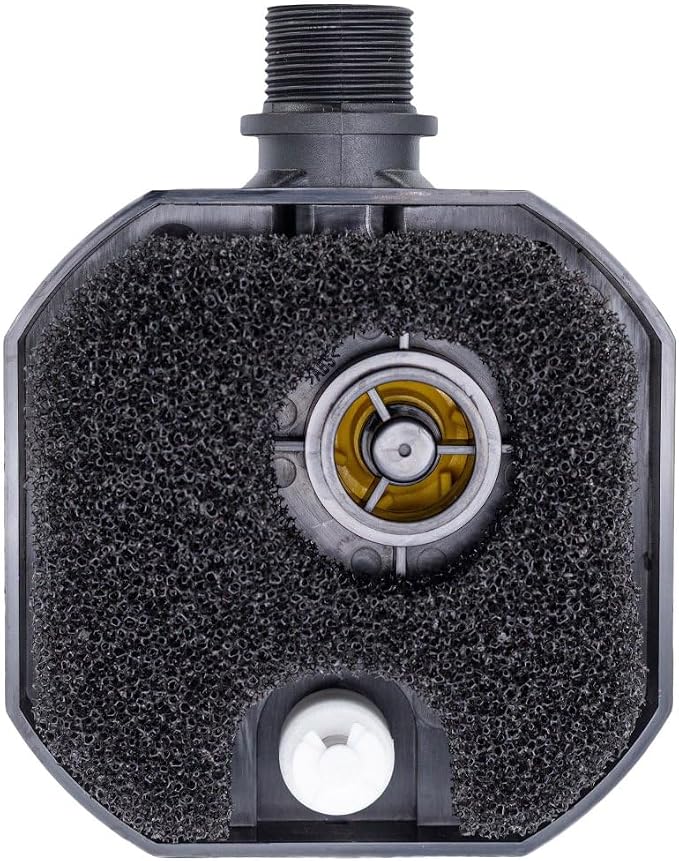 Rx Clear Submersible Cover Pump for Above Ground Pool | 800 GPH with Automatic On/Off | Including Easy Clean Filter Pad and 25-Foot Power Cord | Retain The Life of Your Winter Cover