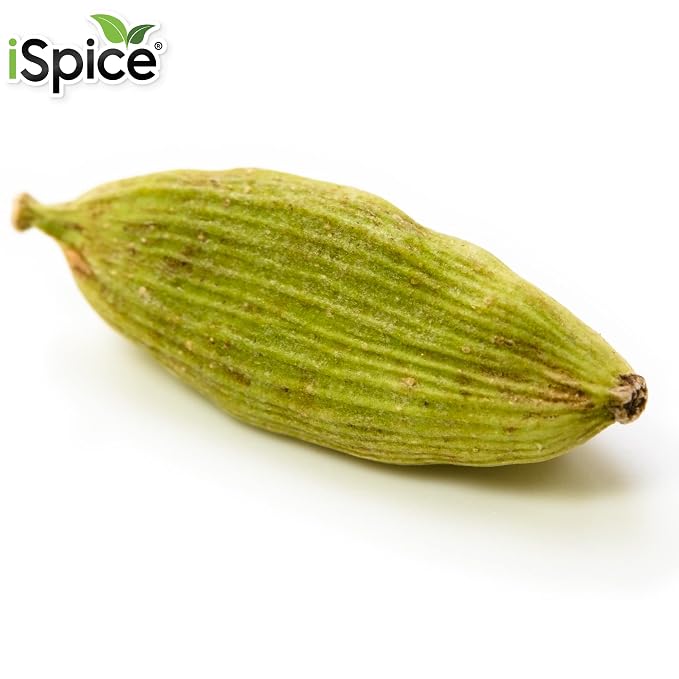 iSpice PREMIUM CARDAMOM |GROUND| Pure and Fresh, Aromatic |Essential Kitchen Herbs |5.35oz (149g)
