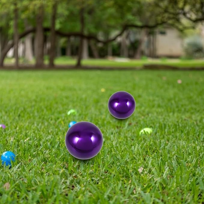 KESYOO Garden Spheres Outdoor Gazing Globe Metal Ball Gazing Globe Reflective Spheres Garden Reflection Ball