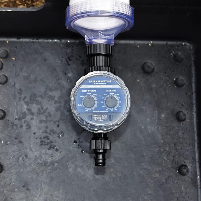 Rain Harvesting Electronic Release Valve First Flush Diverter Upgrade
