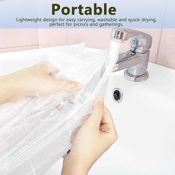 5 PACK Food Covers for Outside Mesh,Picnic Essentials - 17x17in Mesh Food Tent with Net Screen Dome Design to Protect Food - Reusable Portable Cover for Picnic BBQ Backyard Camping Accessories