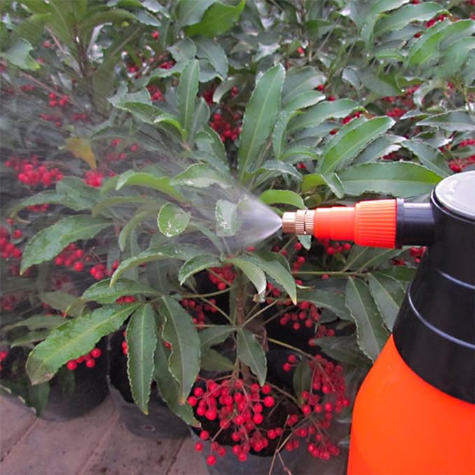 MyLifeUNIT 2-Pack Hand Pressure Sprayer, Spray Bottle for Plants Max 35 OZ | One-Handed Operation, Easy-fill opening, Adjustable Pressure Nozzle, Mist to Stream for Plants