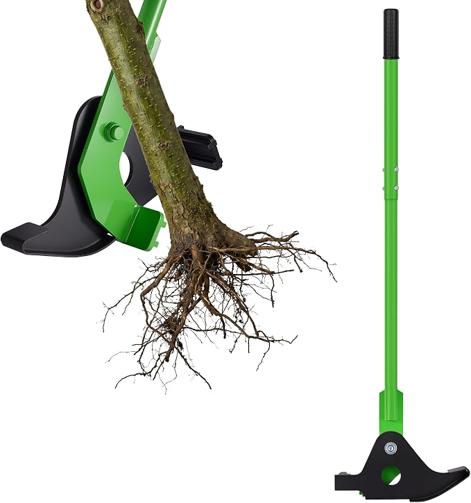 Heavy-Duty Tree Puller Tool – High-Leverage Sapling Puller for ¼ inch - 3/8'' inches Roots, Manual Root Remover for Shrubs, Vines & Thorns, Eco-Friendly Garden Tool