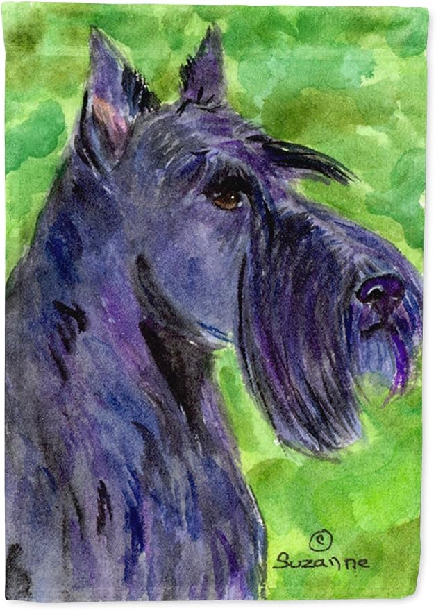 Caroline's Treasures SS8792GF Scottish Terrier Garden Flag Mailbox Flag Decorative Yard Flag Banner Outside Patio Artwork Yard Flower Beds, Garden Size, Multicolor