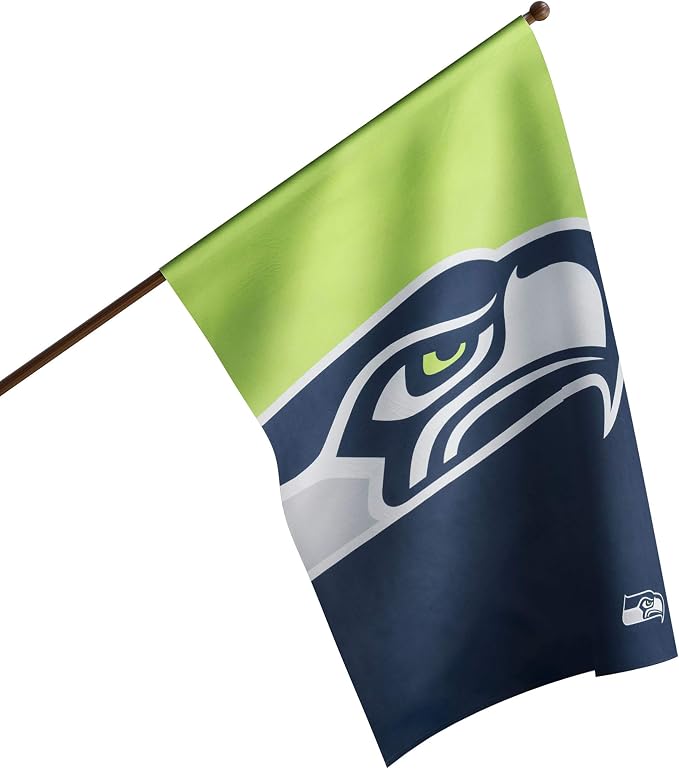 NFL Double Sided Team Logo Vertical Flag (40" x 28")