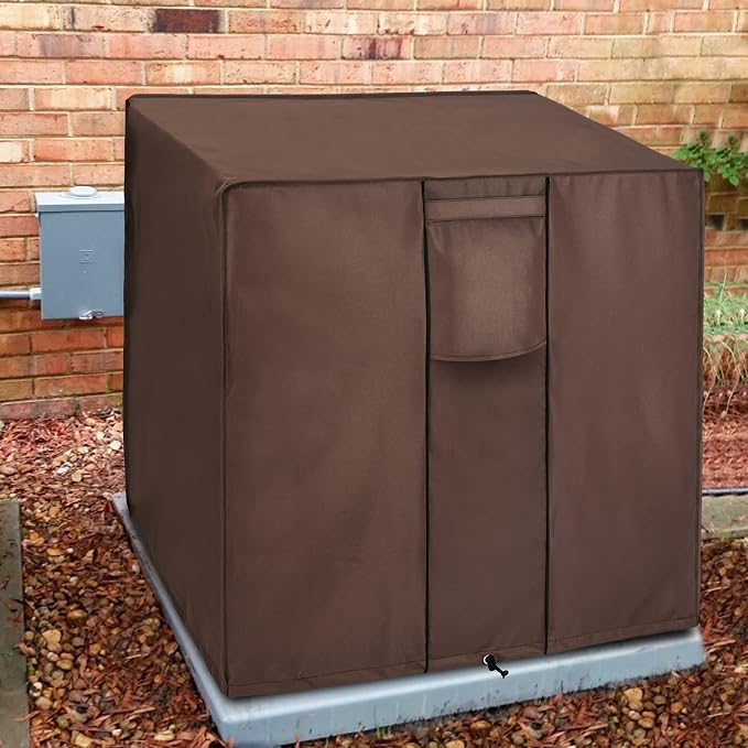 Air Conditioner Covers for Outside Unit Winter AC Covers for Outdoor Fits up to 24 x 24 x 30 inches