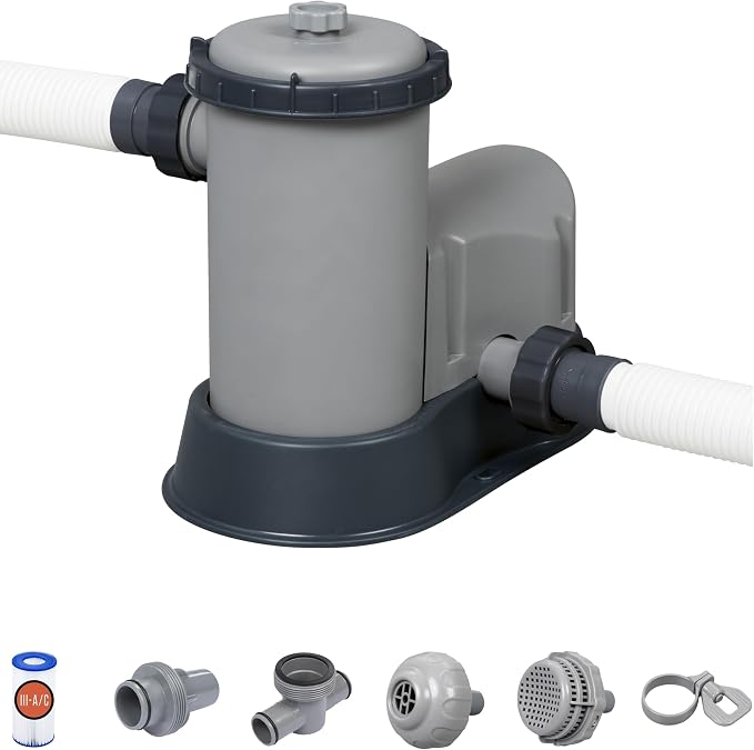 Bestway 58390 Flowclear Filter Pump, 1500-Gallon