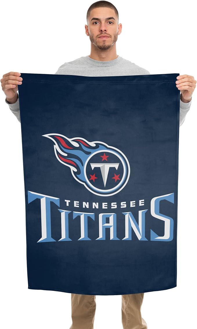 NFL Double Sided Team Logo Vertical Flag (40" x 28")
