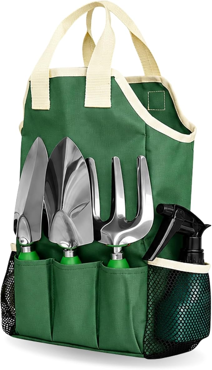 GardenHOME 11-Piece Gardening Tool Set – Garden Kit with Tote Bag, Apron & Accessories, Perfect Gardening Gifts for Women, Moms, and Beginners