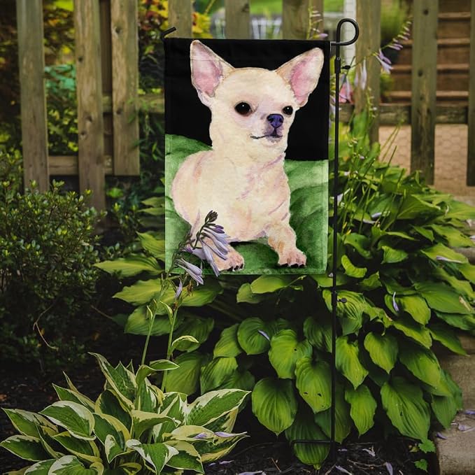 Caroline's Treasures SS8789GF Chihuahua Garden Flag Mailbox Flag Decorative Yard Flag Banner Outside Patio Artwork Yard Flower Beds, Garden Size, Multicolor