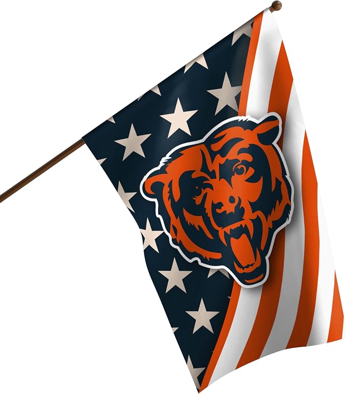 NFL Double Sided Team Logo Vertical Flag (40" x 28")