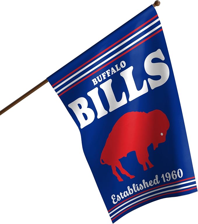 NFL Double Sided Team Logo Vertical Flag (40" x 28")