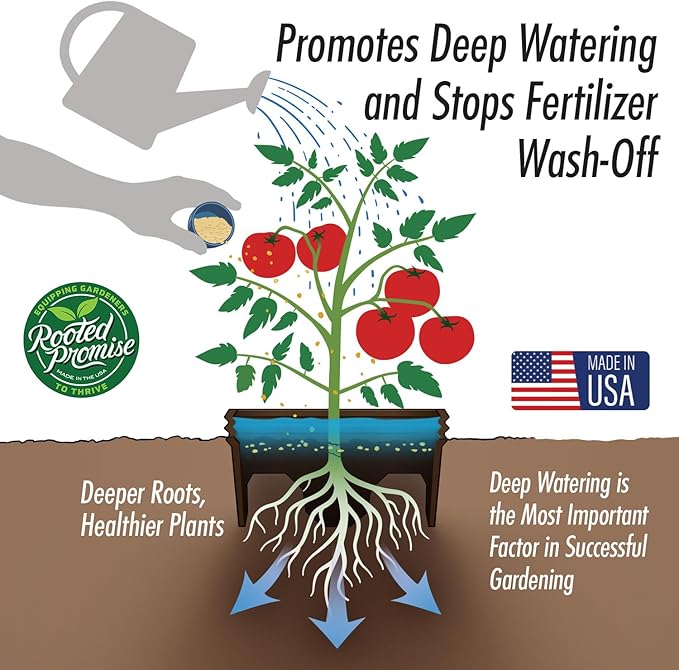 7 inch solid Planting Grow Rings | 24 Pack Earth Brown | One-Piece Design for Deep Root Watering Veggies, Herbs & Flowers | Mulch & Soil Barrier | Deter Slugs and Cutworms | Heavy Duty | Made in USA