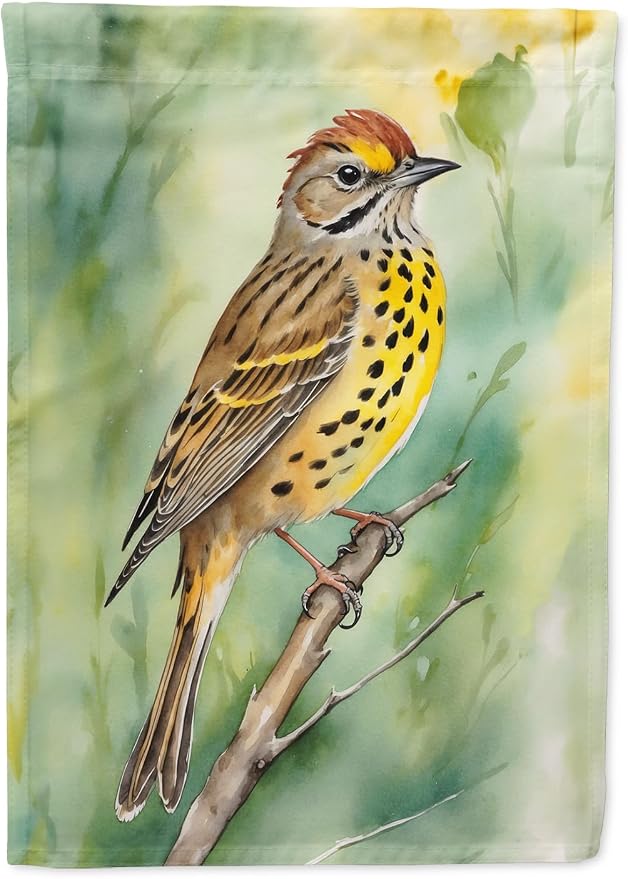 Caroline's Treasures Alabama Yellowhammer House Flag Large Porch Sleeve Pole Decorative Outside Yard Banner Artwork Wall Hanging, Polyester, House Size, Multicolor