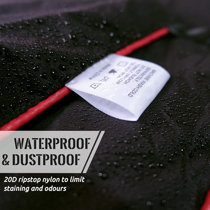 Outdoor Puffy Camping Blanket, Lightweight Down Alternative Puffy Printed Camping Large Ultra Warm Hammock Top Quilt Waterproof Blanket for Traveling Picnic Beach Party Cold Weather (Black)