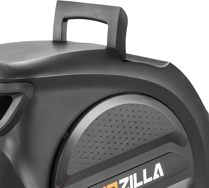 AIRZILLA Retractable Air hose reel 3/8" Inch x 50 ft Flex Hybrid Air Hose, Air compressor Hose Reel with 6 ft Lead in, Quick Connect, Mounted 180° Swivel, 300PSI