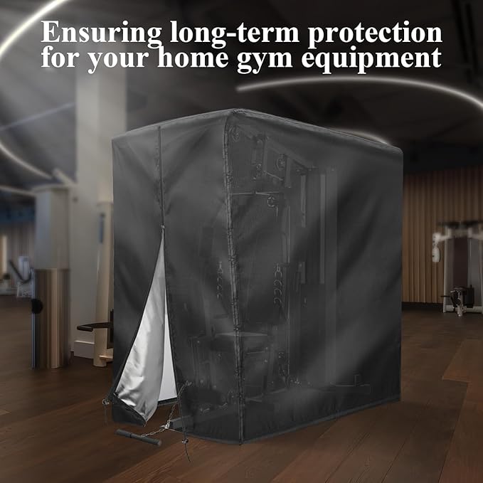 Workout Equipment Cover, Weatherproof Gym Equipment Cover | Waterproof, Gym Equipment Cover for Home Garage, 41"L x 68.9"W x 74.8"H
