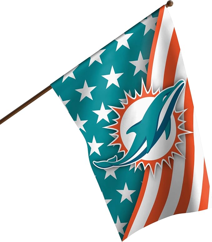 NFL Double Sided Team Logo Vertical Flag (40" x 28")