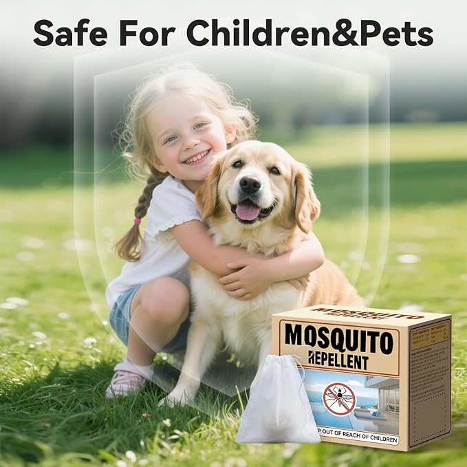 Mosquito Repellent 36 Balls for Patio, Natural Mosquito Repellent Indoor & Outdoor Use, Mosquito Deterrent for Yard, Keep Mosquito Away from Room/Front Door/Camping Safely