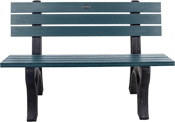 Sequoia Professional Aurora 4 ft Park Bench, Federal Blue