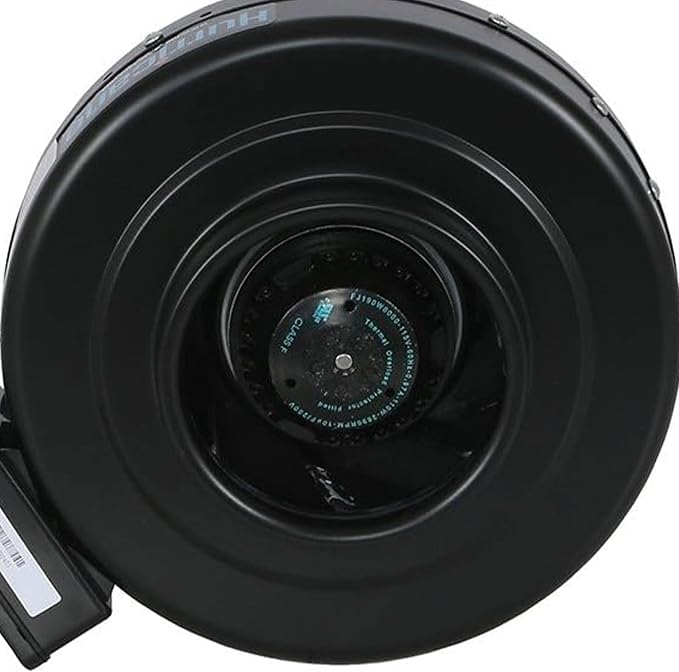 Hurricane Commercial Grade Inline Fan for Phresh & Black Ops Carbon Filters, Ideal-Air Ducting and Clamps and Titan Controls Ventilation Controllers