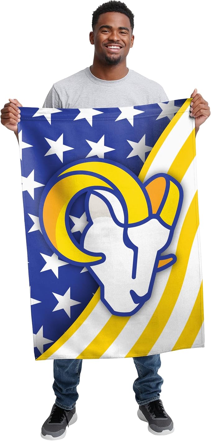 NFL Double Sided Team Logo Vertical Flag (40" x 28")