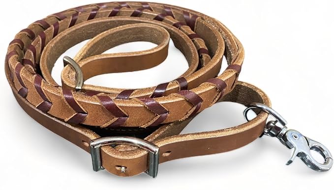 Soft Leather Reins Horse Reins Barrel Reins Laced Barrel Rains Leather Rains
