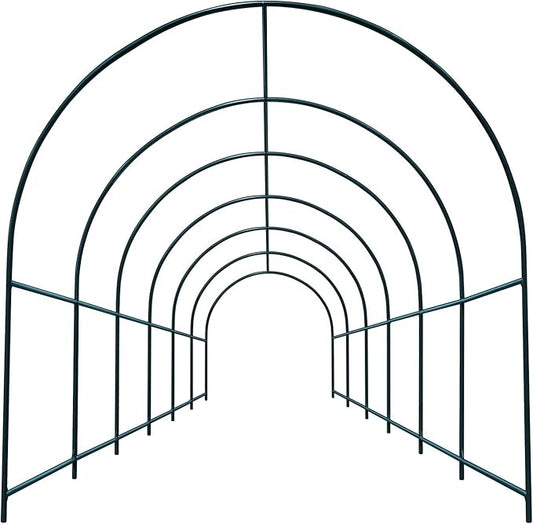 YardGrow Large Garden Support Arch Frame Climbing Plant Arch Arbor for Various Climbing Plant Roses Vines Birthday Wedding Party Decoration Pergola Frame (19.6 x 7 x 7.2ft)