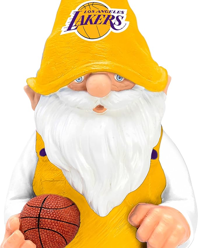 FOCO Unisex-Adult NBA Team Logo Outdoor Garden Gnomes