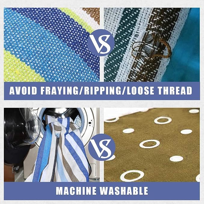 G GOOD GAIN Waterproof Picnic Blanket Portable with Carry Strap for Beach Mat or Family Outdoor Camping Party (Sky Blue)