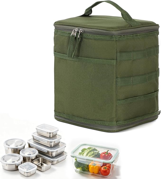 11L Camping Storage Bag, Tactical Camping Storage Bag | 600D is durable, waterproof, Suitable for camping, traveling, picnicking