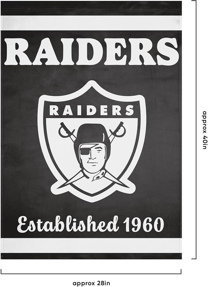 NFL Double Sided Team Logo Vertical Flag (40" x 28")