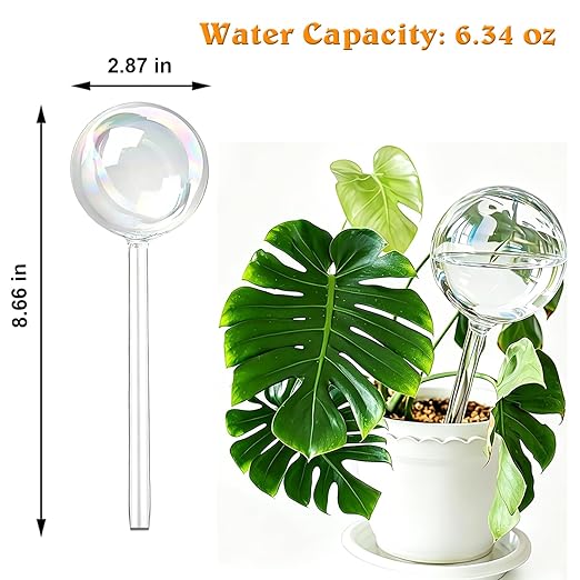 Plant Self Waterer for Indoor Outdoor Plant – Self Watering Planter Insert When on Vocation, Plant Watering Globes Drippers for Who Busy Care Plant – Ideal House Garden Plant Water Bulb