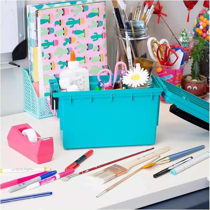 Logix 12533 Teal Craft Organizer,