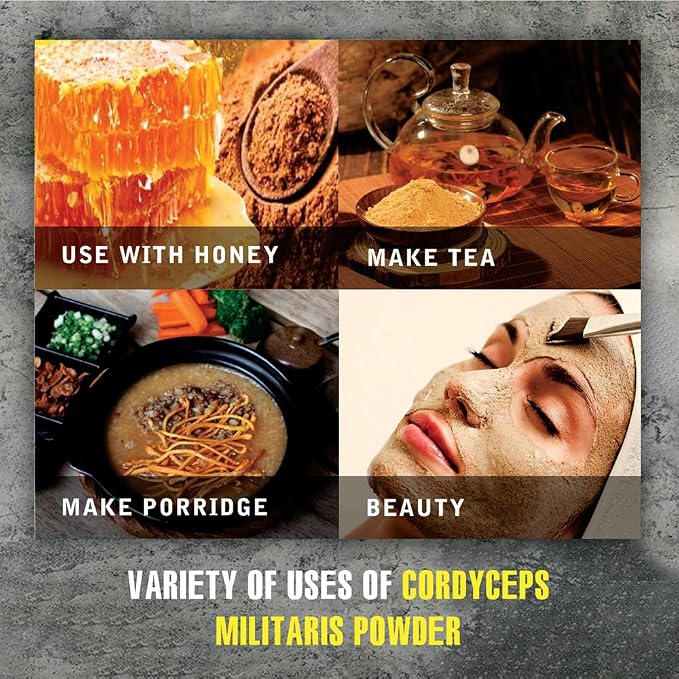 CORDYCEPS MILITARIS POWDER 2.47 oz (50g) VIETFARMFOOD: Pure freeze-dried vegetable powder, made from real vegetables with no added sugar. Perfect for daily nutrition to keep your body full of vitality