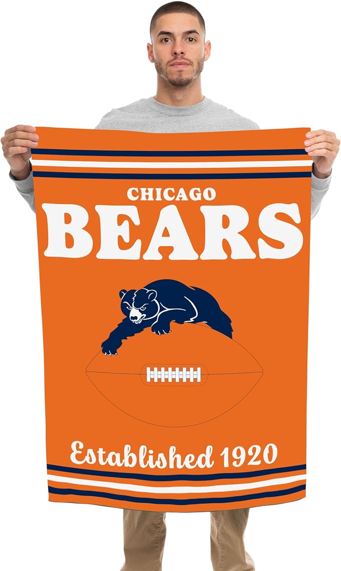 NFL Double Sided Team Logo Vertical Flag (40" x 28")