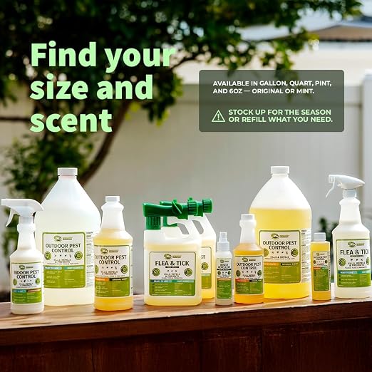 Mosquito Magician Liquid Concentrate – Kills Mosquitoes, Fleas & Fire Ants, Repels and Prevents Ticks – Essential Oil Yard Treatment Spray – for Sprayers, Foggers & Misting Systems – 6 oz, Original