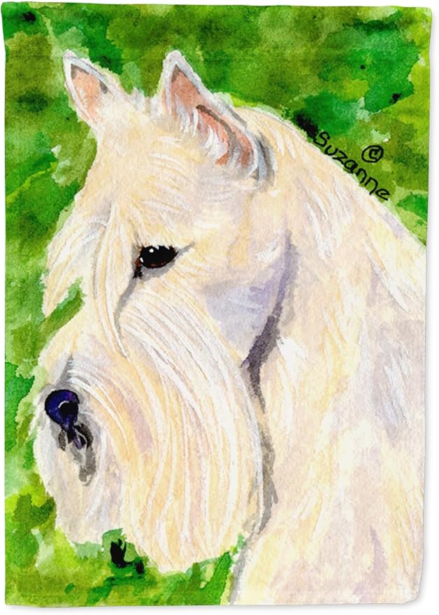 Caroline's Treasures SS8791GF Scottish Terrier Garden Flag Mailbox Flag Decorative Yard Flag Banner Outside Patio Artwork Yard Flower Beds, Garden Size, Multicolor