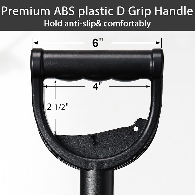 Oliynedy Pitch Fork for Hay, Heavy Duty Pitchfork for Garden, Broadfork Yard Garden Tools with 30 inch Metal Handle for Gardening Digging, Mulching
