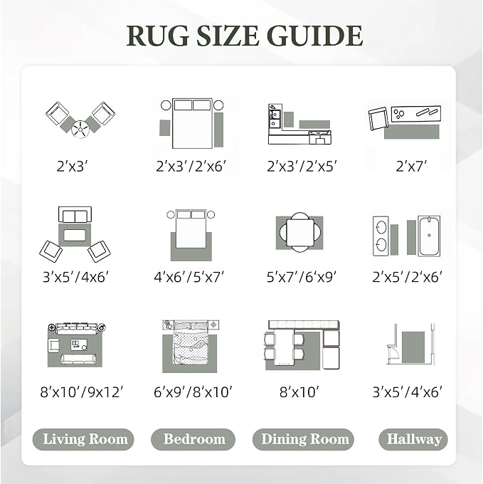 Runner Rug 2x8 Boho Geometric Area Rugs: Washable Kitchen Rug, Soft Non Slip Moroccan Long Hallway Rugs for Bedroom Bathroom Laundry Entryway Staircase Foyer(Brown Green,2'x8')