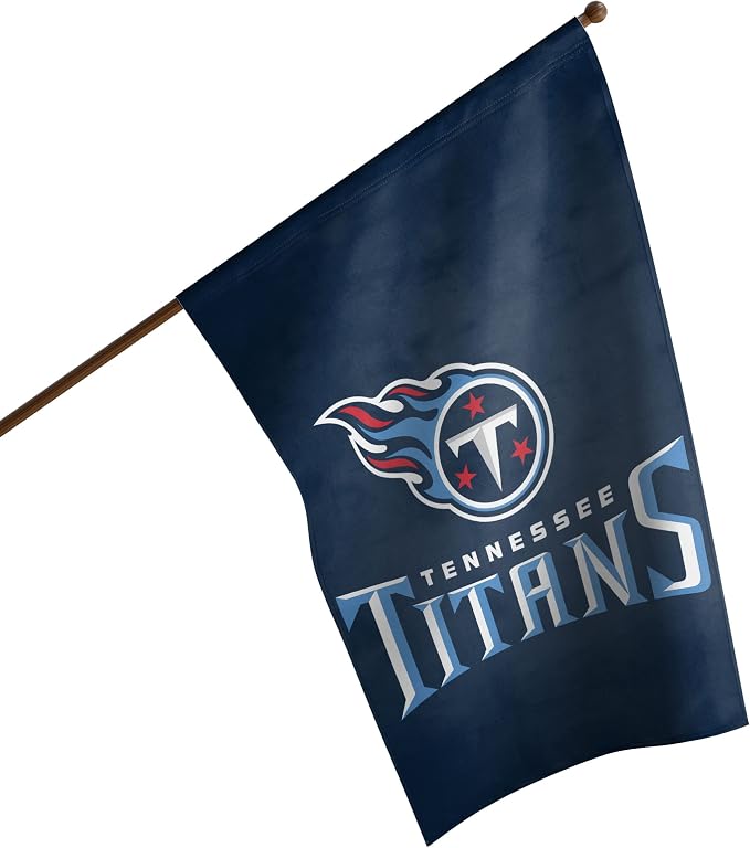 NFL Double Sided Team Logo Vertical Flag (40" x 28")