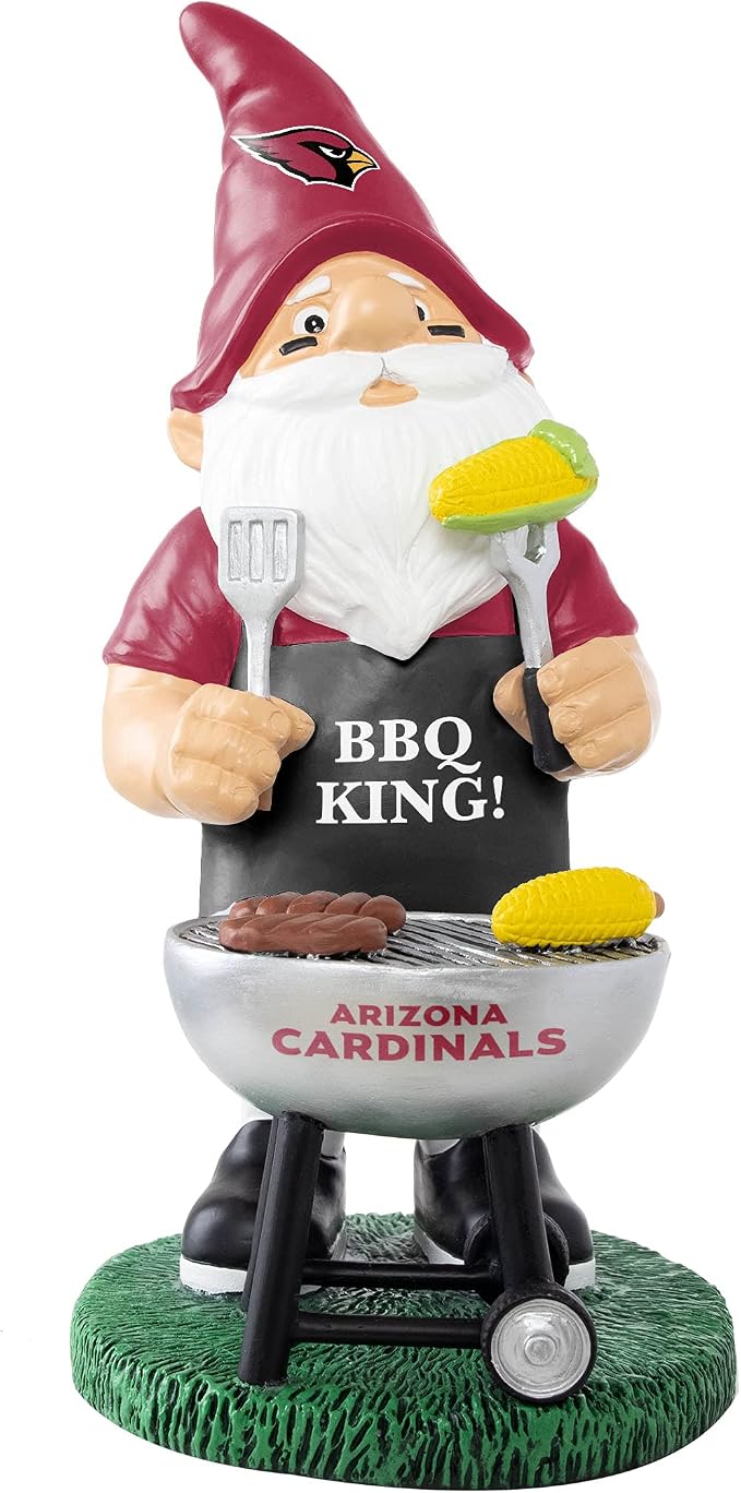FOCO NFL Unisex-Adult NFL Team Logo Grill Garden Statue Outdoor Gnome 10"